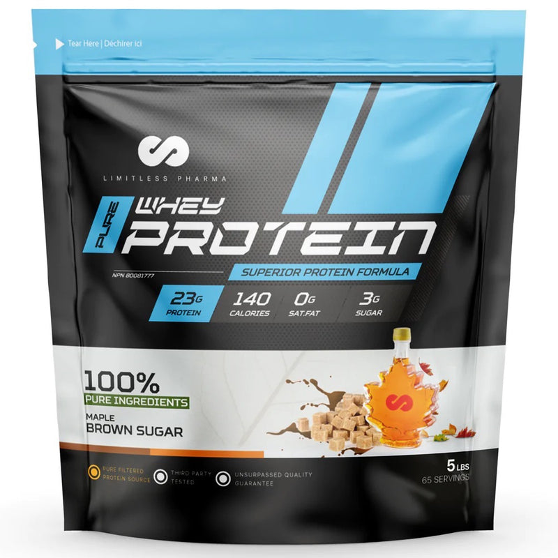 Limitless Pharma Advanced Whey Protein - 5lb Maple Brown Sugar - Protein Powder (Whey) - Hyperforme.com