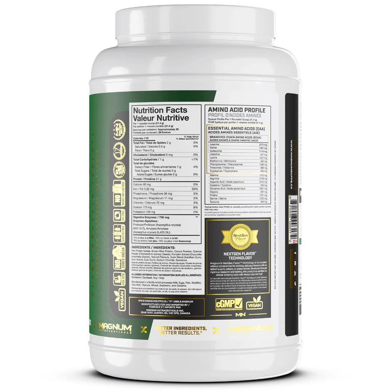 Magnum Quattro Vegan Protein - 2lb - Protein Powder (Vegan) - Hyperforme.com