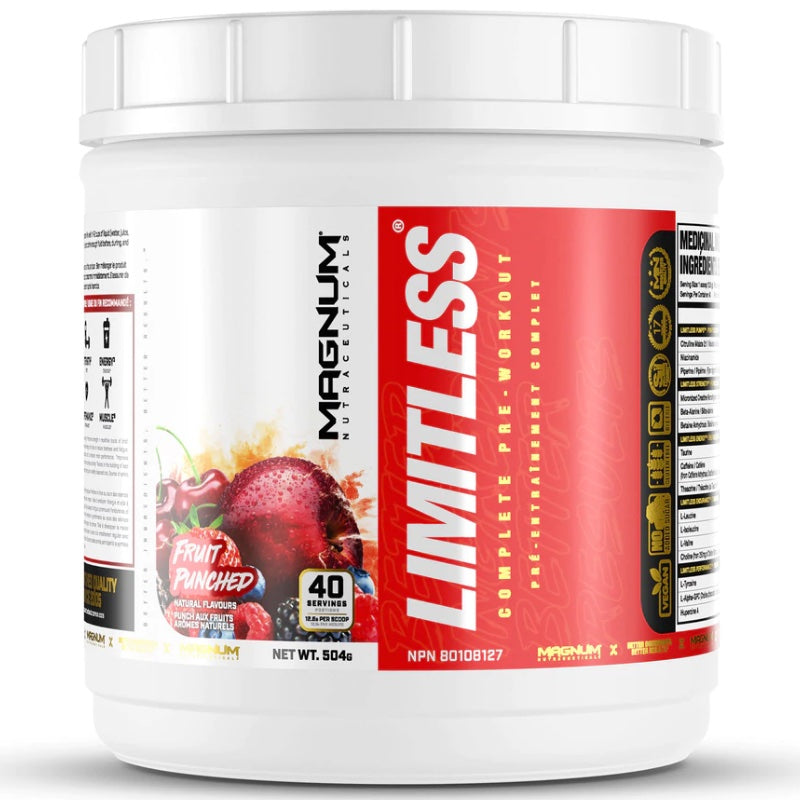 Magnum Limitless Pre-Workout - 40 Servings Fruit Punched - Pre-Workout - Hyperforme.com