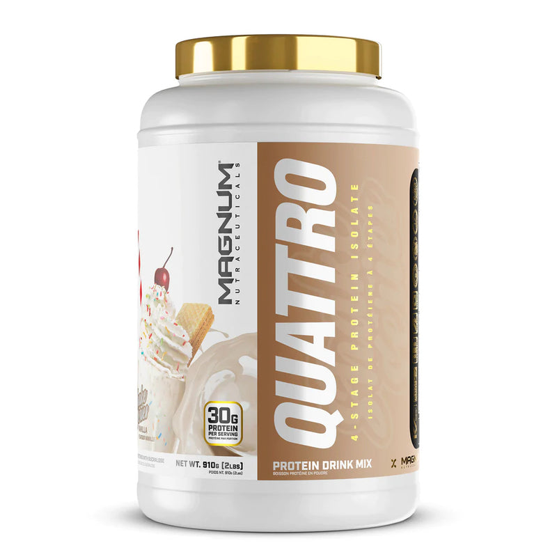 Magnum Quattro - 2lb Vanilla (Shake Series) - Protein Powder (Whey Isolate) - Hyperforme.com