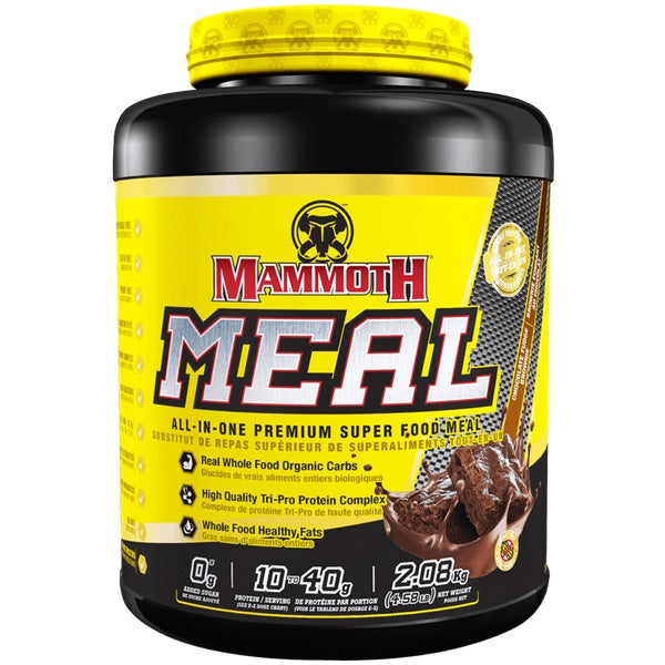 Mammoth Meal - 4.49lb Chocolate Fudge Brownie - Protein Powder (Meal Replacement) - Hyperforme.com