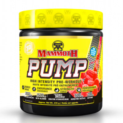 Mammoth Pump - 30 servings Swedish Very Berry - Nitric Oxide Supplements - Hyperforme.com
