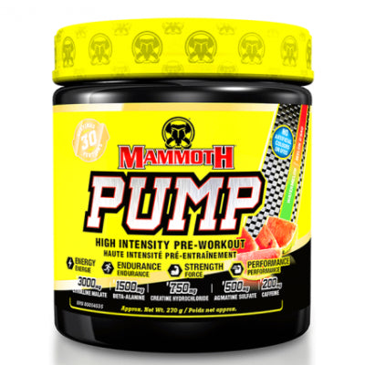 Mammoth Pump - 30 servings Watermelon - Nitric Oxide Supplements - Hyperforme.com