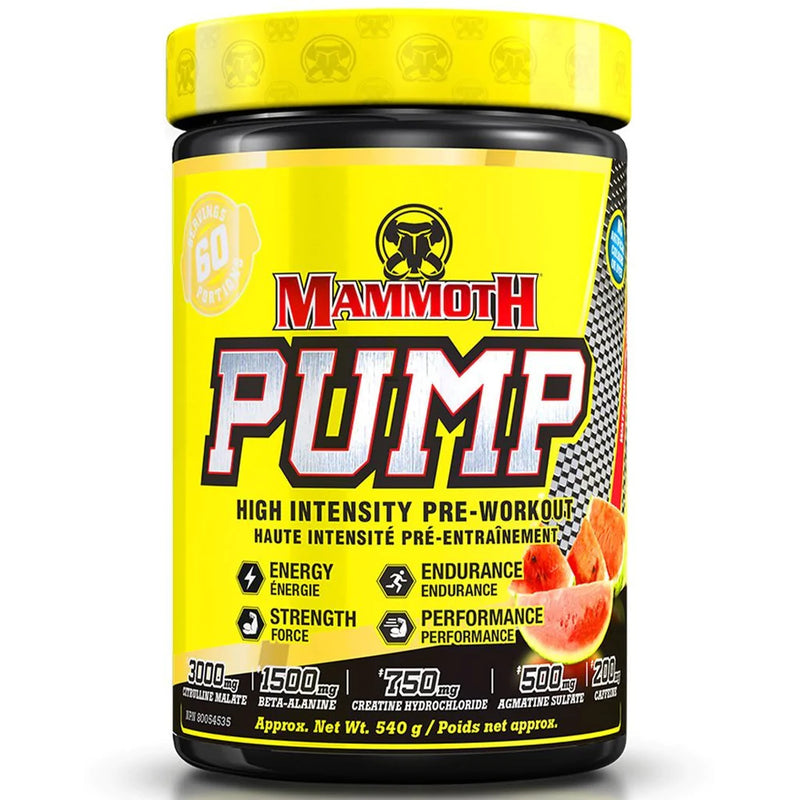 Mammoth Pump - 60 servings Watermelon - Nitric Oxide Supplements - Hyperforme.com