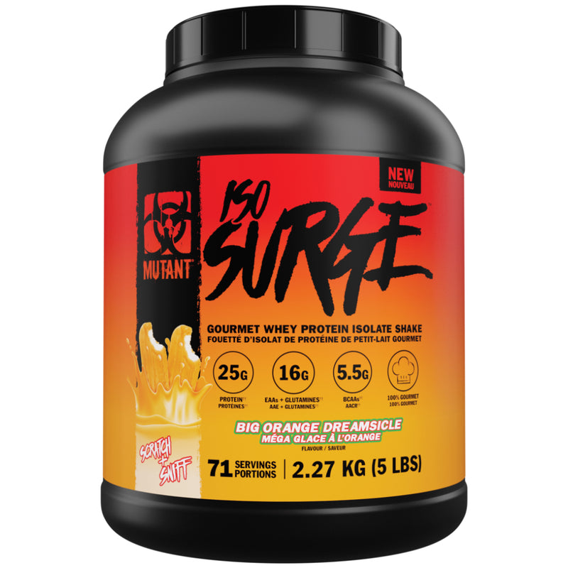 Mutant Iso-Surge - 5lb Big Orange Dreamsicle - Protein Powder (Whey Isolate) - Hyperforme.com