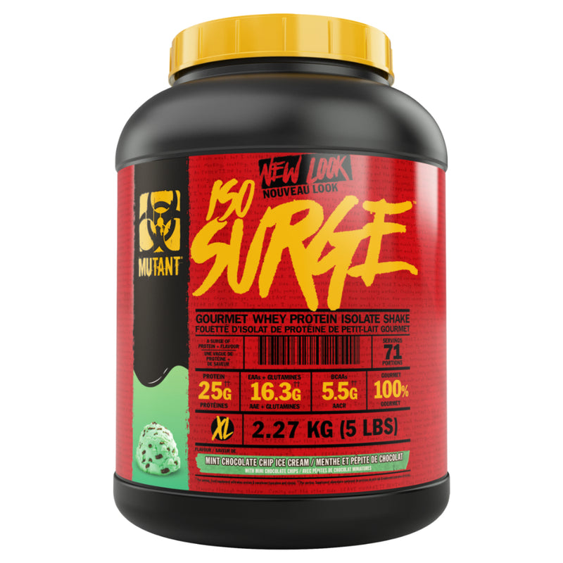 Mutant Iso-Surge - 5lb Mint Chocolate Chip - Protein Powder (Whey Isolate) - Hyperforme.com
