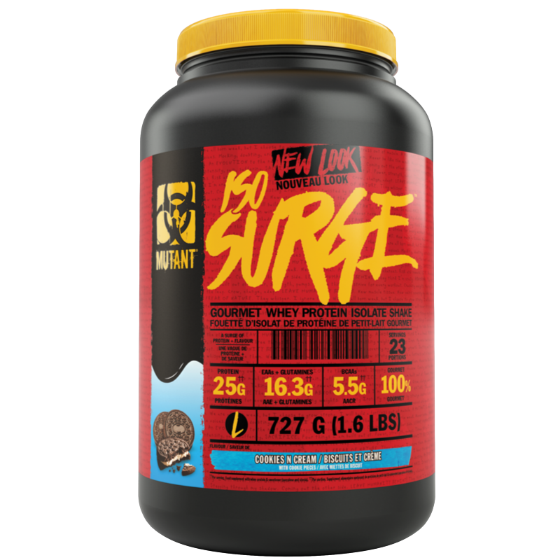 Mutant Iso-Surge - 1.6lb Cookies n’ Cream - Protein Powder (Whey Isolate) - Hyperforme.com