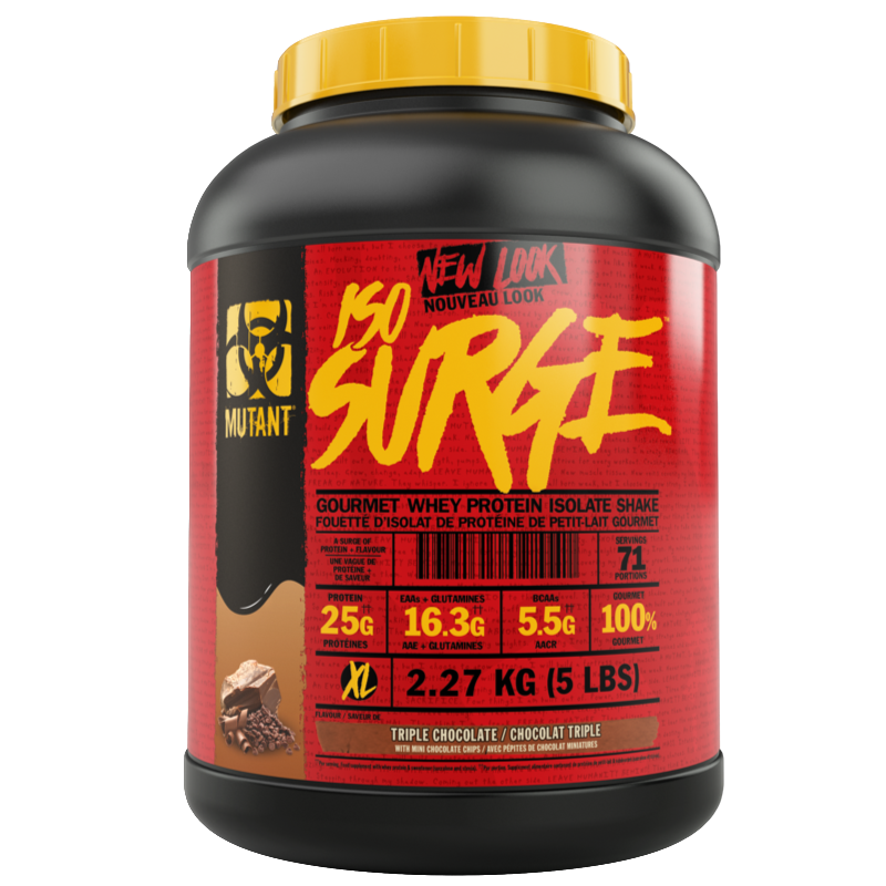 Mutant Iso-Surge - 5lb Triple Chocolate - Protein Powder (Whey Isolate) - Hyperforme.com
