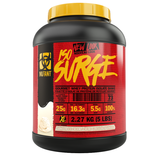 Mutant Iso-Surge - 5lb Vanilla Ice Cream - Protein Powder (Whey Isolate) - Hyperforme.com