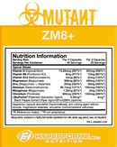 Mutant ZM8+ - 90 Caps - Vitamins and Minerals Supplements - Hyperforme.com