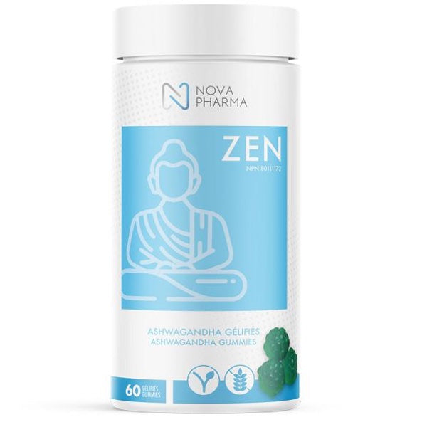 Nova Pharma Zen - 60 Gummies - Stress Aid Supplements - Hyperforme.com