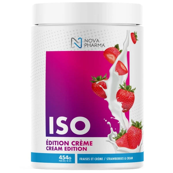 Nova Phama Iso - 1lb Strawberries and Cream - Protein Powder (Whey Isolate) - Hyperforme.com