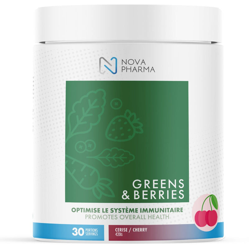 Nova Pharma Greens - 30 Servings Cherry - Superfoods (Greens) - Hyperforme.com