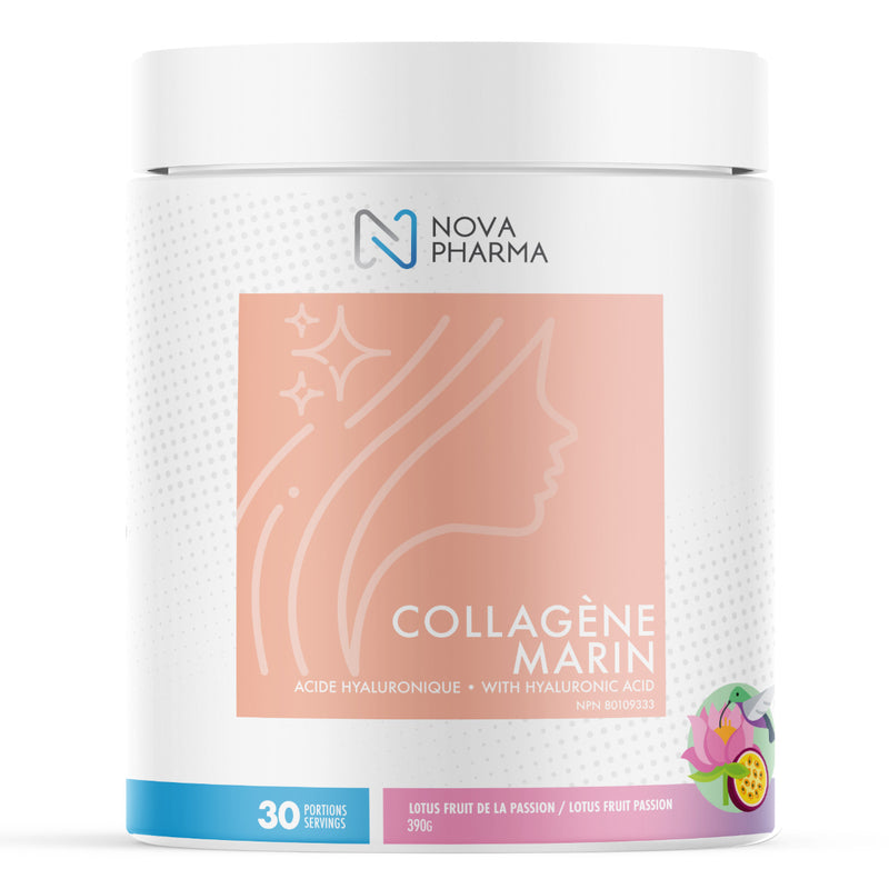Nova Pharma Marine Collagen - 30 Servings Lotus Passion Fruit - Collagen Supplements - Hyperforme.com