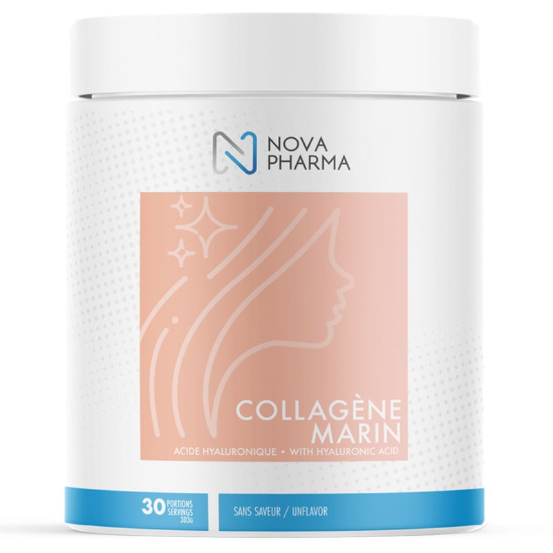 Nova Pharma Marine Collagen - 30 Servings Unflavored - Collagen Supplements - Hyperforme.com