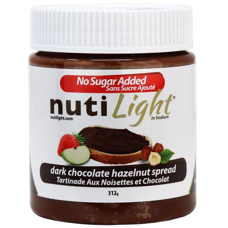 NutiLight Hazelnut Spread - 312g Dark Chocolate Hazelnut - Snacks - Hyperforme.com