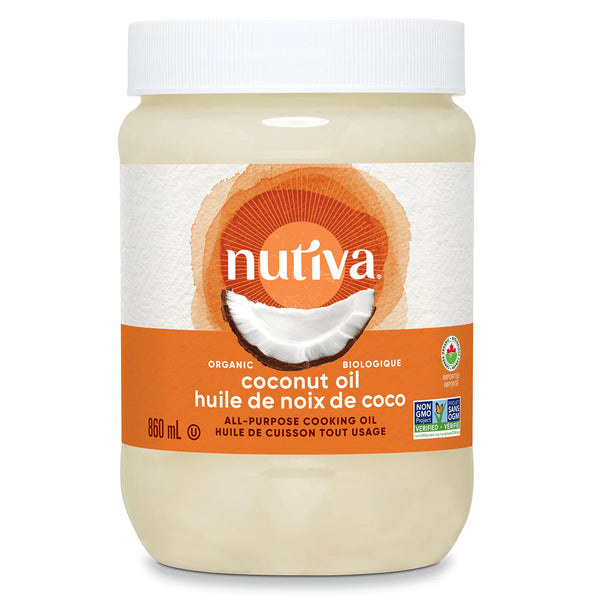 Nutiva Organic Refined Coconut Oil - 860ml - Cooking Products - Hyperforme.com