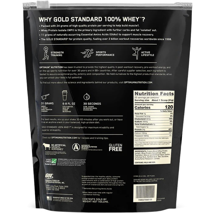 ON Gold Standard Protein - 1.5lb - Protein Powder (Whey) - Hyperforme.com
