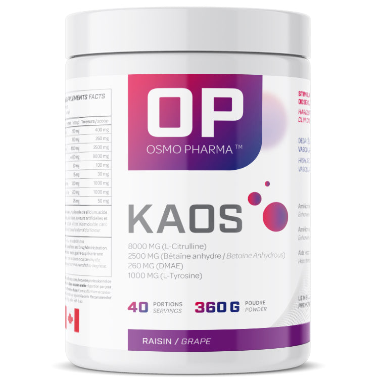 Osmo Pharma Pre-workout Kaos - 40 servings Grape - Pre-Workout - Hyperforme.com