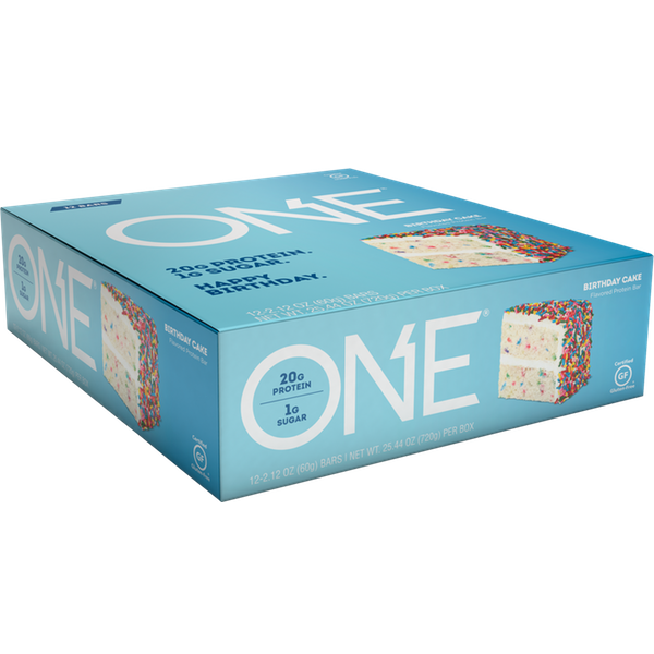 Oh Yeah One - 12 Bars Birthday Cake - Protein Bars - Hyperforme.com