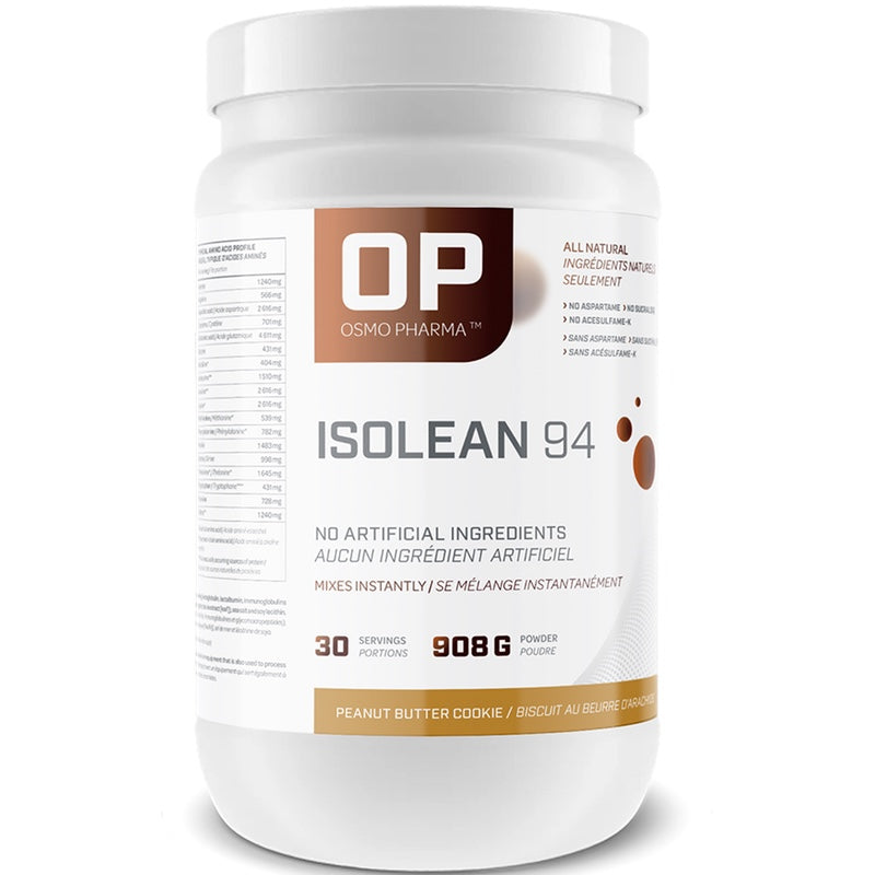 Osmo Pharma Isolean - 2lb Peanut Butter Cookie - Protein Powder (Whey Isolate) - Hyperforme.com