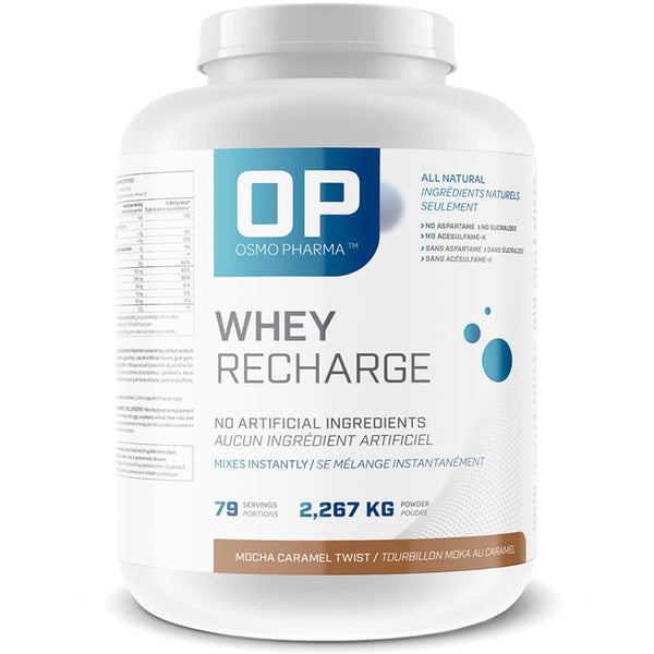 Osmo Pharma Whey Recharge - 5lb Mocha Caramel Twist - Protein Powder (Whey) - Hyperforme.com