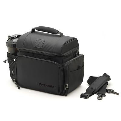 Performa All in One 6 Meal Cooler Bag - Black/Black Default Title - Lunch Boxes & Totes - Hyperforme.com