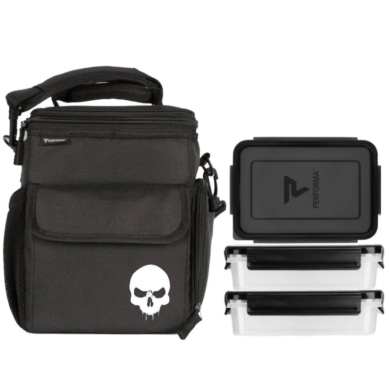 Performa 3 Meal Cooler Bag Skullcrusher - Lunch Boxes & Totes - Hyperforme.com