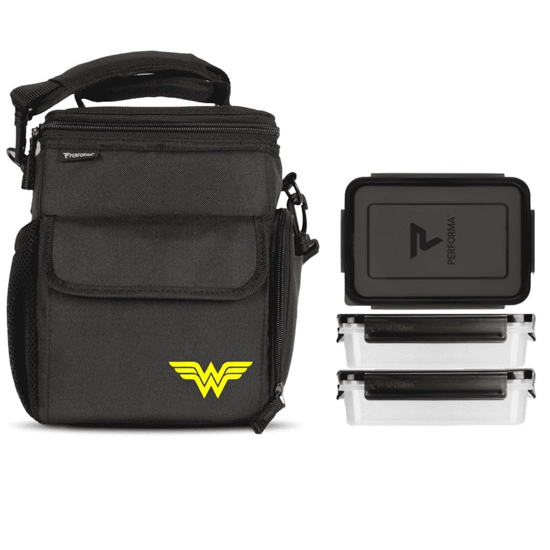 Performa 3 Meal Cooler Bag Wonder Woman - Lunch Boxes & Totes - Hyperforme.com