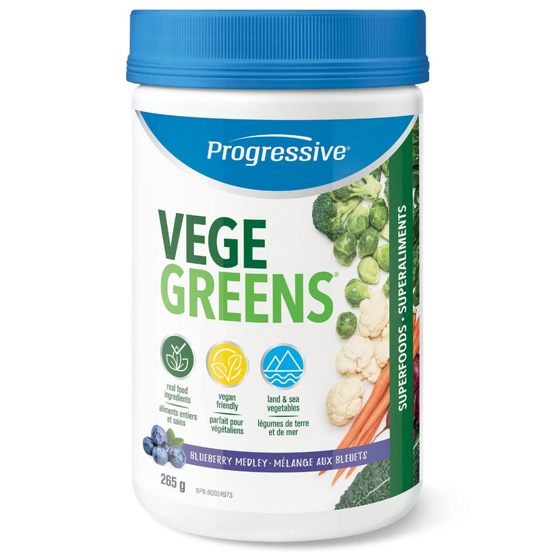 Progressive Vegegreens - 265g Blueberry Medley - Superfoods (Greens) - Hyperforme.com