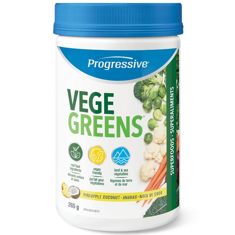 Progressive Vegegreens - 265g Pineapple Coconut - Superfoods (Greens) - Hyperforme.com