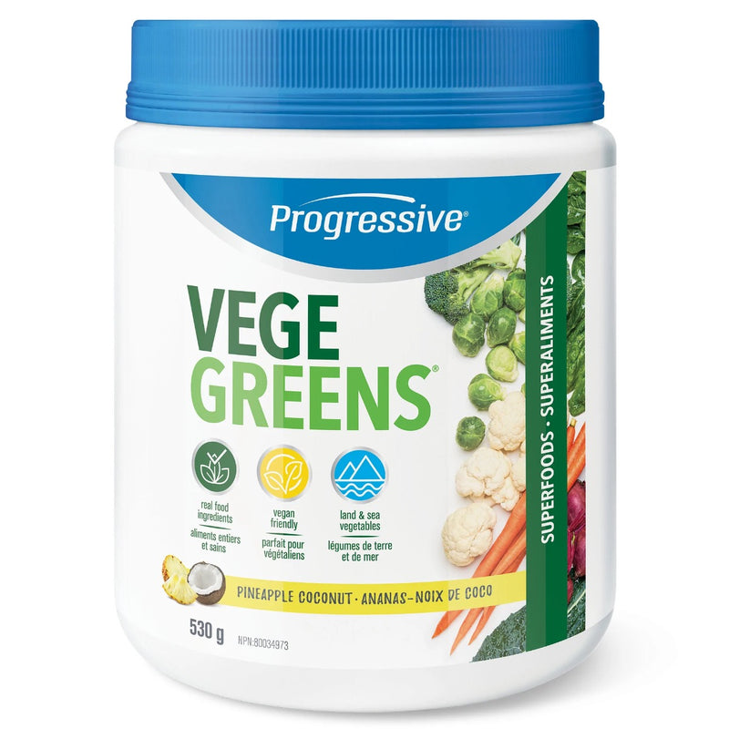 Progressive Vegegreens - 530 gr Pineapple Coconut - Superfoods (Greens) - Hyperforme.com