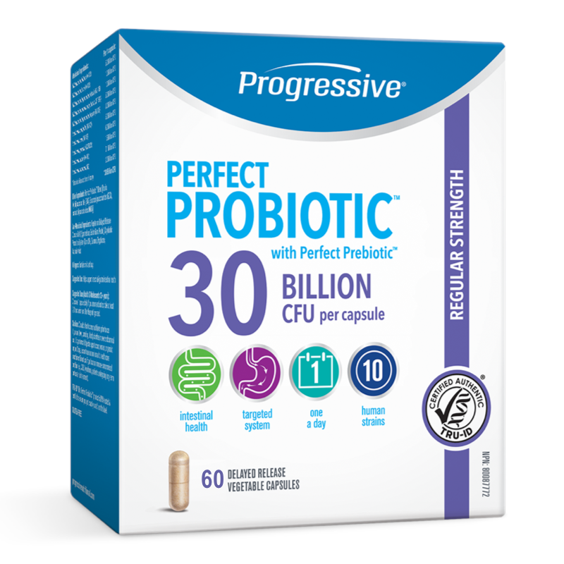 Progressive Perfect Probiotics 30 Billion - 60 caps - Probiotics Supplements - Hyperforme.com