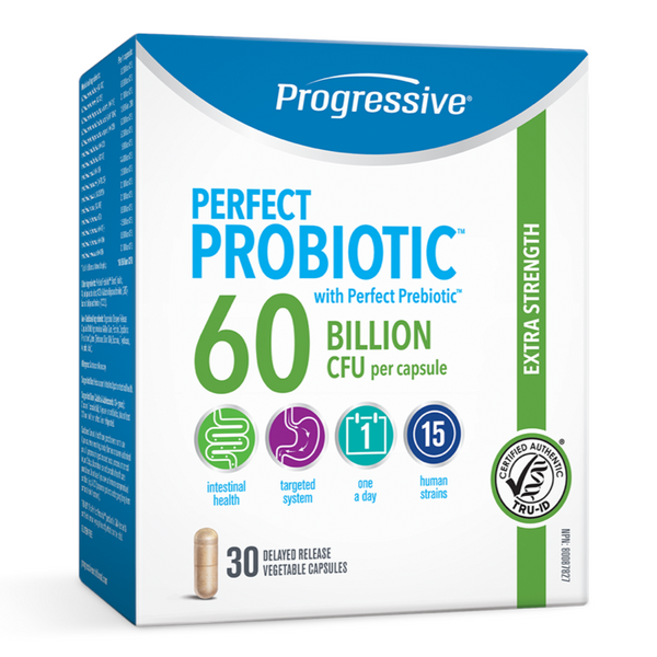 Progressive Perfect Probiotics 60 Billion - 30 caps - Probiotics Supplements - Hyperforme.com