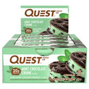 Quest Bars - 12 Bars Mint Chocolate Chunk - Protein Bars - Hyperforme.com