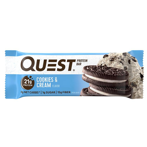 Quest Bars - 1 Bar Cookies & Cream - Protein Bars - Hyperforme.com
