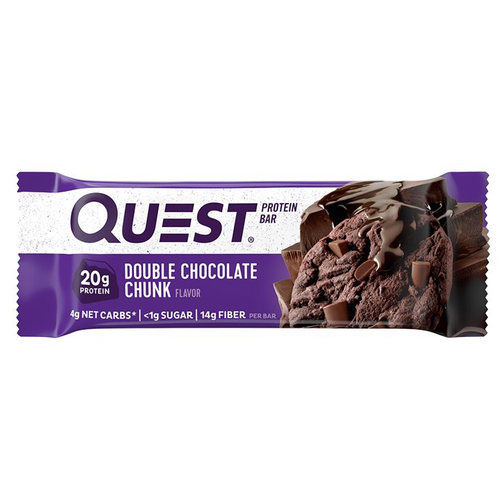Quest Bars - 1 Bar Double Chocolate Chunk - Protein Bars - Hyperforme.com