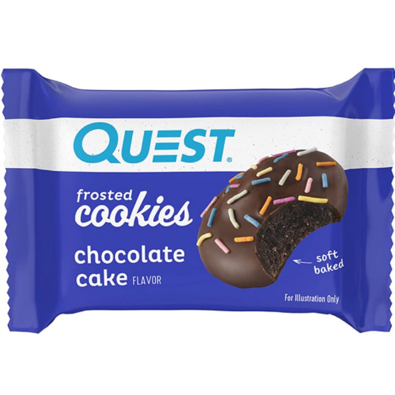 Quest Frosted Cookie - 1 Cookie Chocolate Cake - Protein Bars - Hyperforme.com