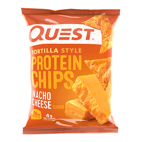 Quest Protein Chips - Tortilla Style Nacho Cheese - Snacks - Hyperforme.com