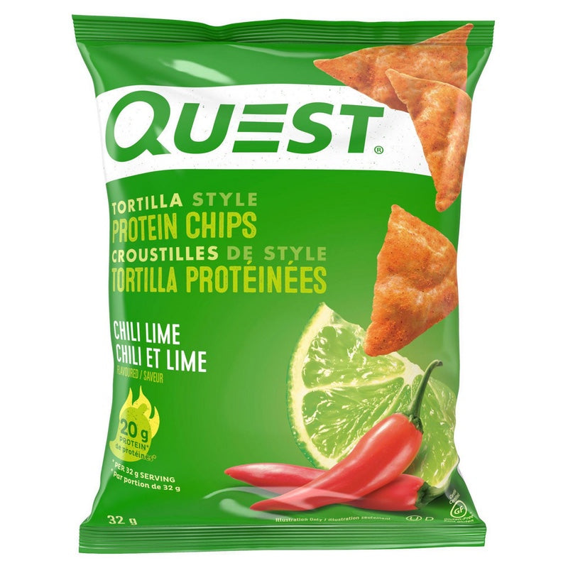 Quest Protein Chips - Tortilla Style Chili Lime - Snacks - Hyperforme.com