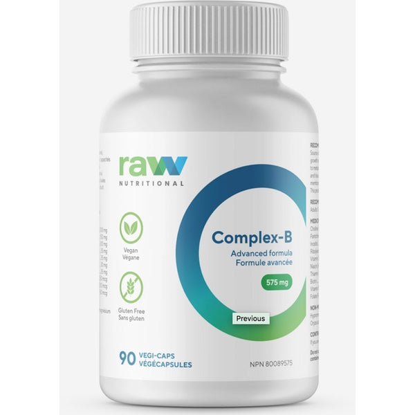 Raw Nutritional B-Complex - 90 Caps - Vitamins and Minerals Supplements - Hyperforme.com