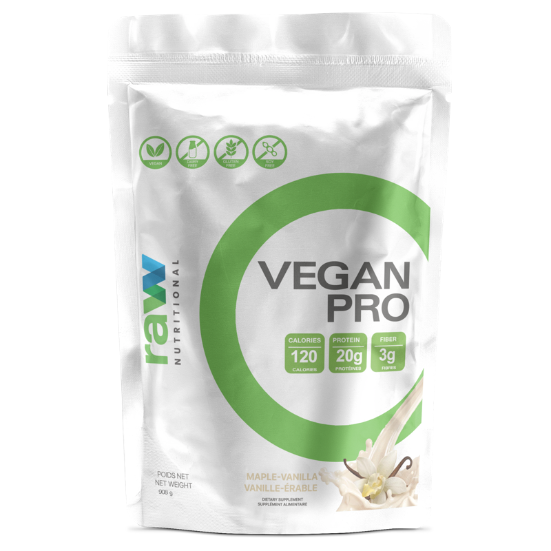 Raw Nutritional Vegan Pro - 908g Maple Vanilla - Protein Powder (Vegan) - Hyperforme.com