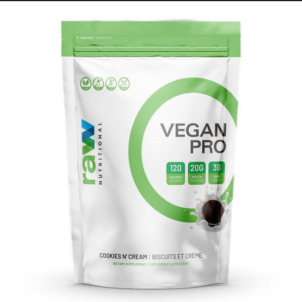 Raw Nutritional Vegan Pro - 454g Cookies N' Cream - Protein Powder (Vegan) - Hyperforme.com