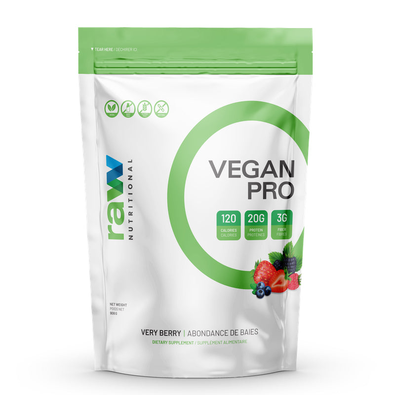 Raw Nutritional Vegan Pro - 454g Very Berry - Protein Powder (Vegan) - Hyperforme.com