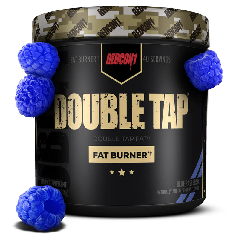 Redcon1 Double Tap Fat Burner - 40 Servings Blue Raspberry - Weight Loss Supplements - Hyperforme.com