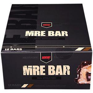 Redcon1 MRE Meal Replacement Bar - 12 Bars Oatmeal Chocolate Chip - Protein Bars - Hyperforme.com
