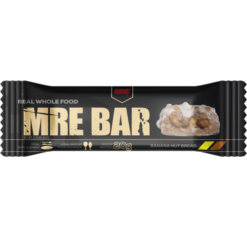 Redcon1 MRE Meal Replacement Bar - 1 Bar Banana Nut Bread - Protein Bars - Hyperforme.com