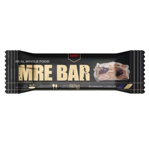 Redcon1 MRE Meal Replacement Bar - 1 Bar Blueberry Cobbler - Protein Bars - Hyperforme.com