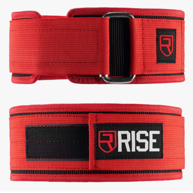 Rise Neoprene Belt Red / Small (25-29) - Apparel & Accessories - Hyperforme.com