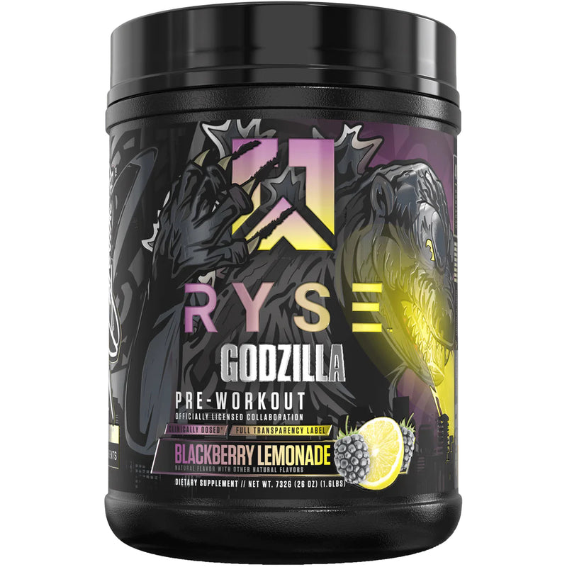 Ryse Godzilla Pre-Workout - 796g Blackberry Lemonade - Pre-Workout - Hyperforme.com